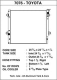 CSF 06-14 Toyota FJ Cruiser 4.0L / 03-09 Toyota 4Runner 4.0L / 2010 Toyota 4Runner 2.7L Radiator