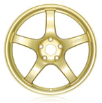 Gram Lights 57CR 17x9 +38 5x114.3 E8 Gold Wheel (Min Order Qty 20)