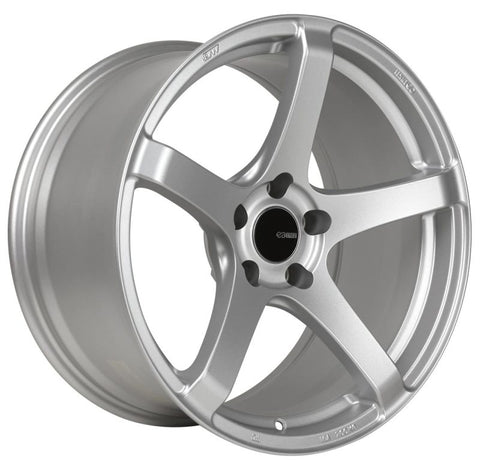 Enkei Kojin 17x9 45mm Offset 5x114.3 Bolt Pattern 72.6mm Bore Dia Matte Silver Wheel